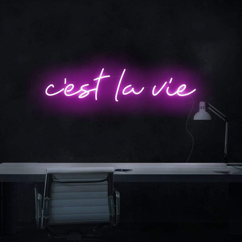 'C'est La Vie' Neon Sign NeonPilgrim