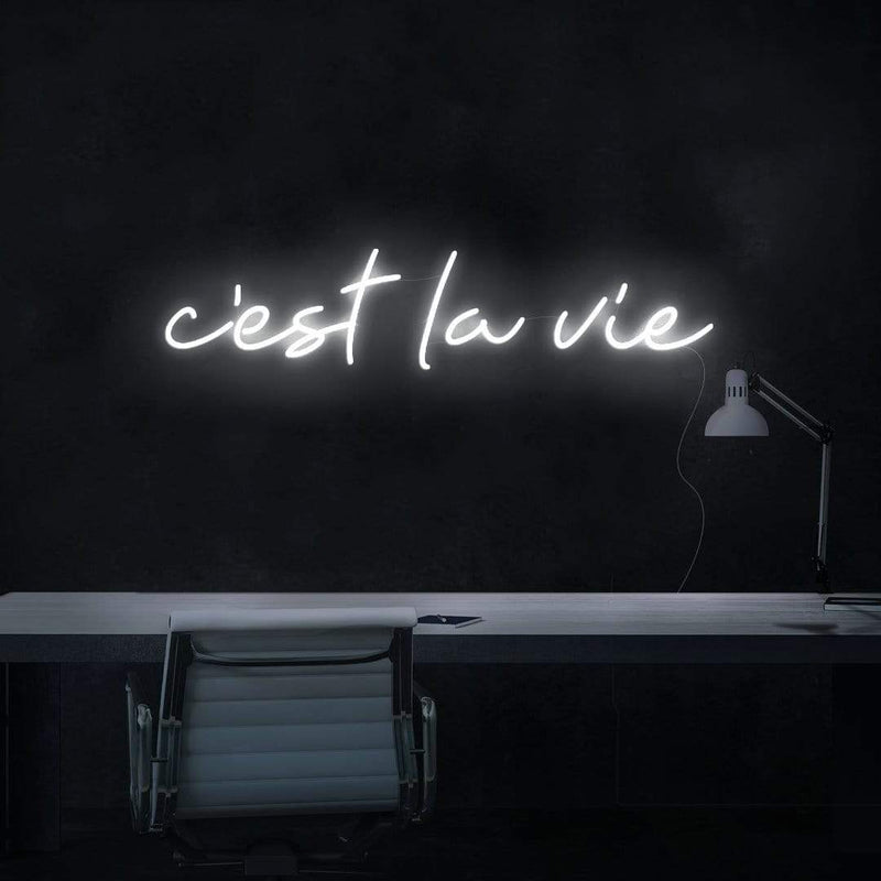 'C'est La Vie' Neon Sign NeonPilgrim