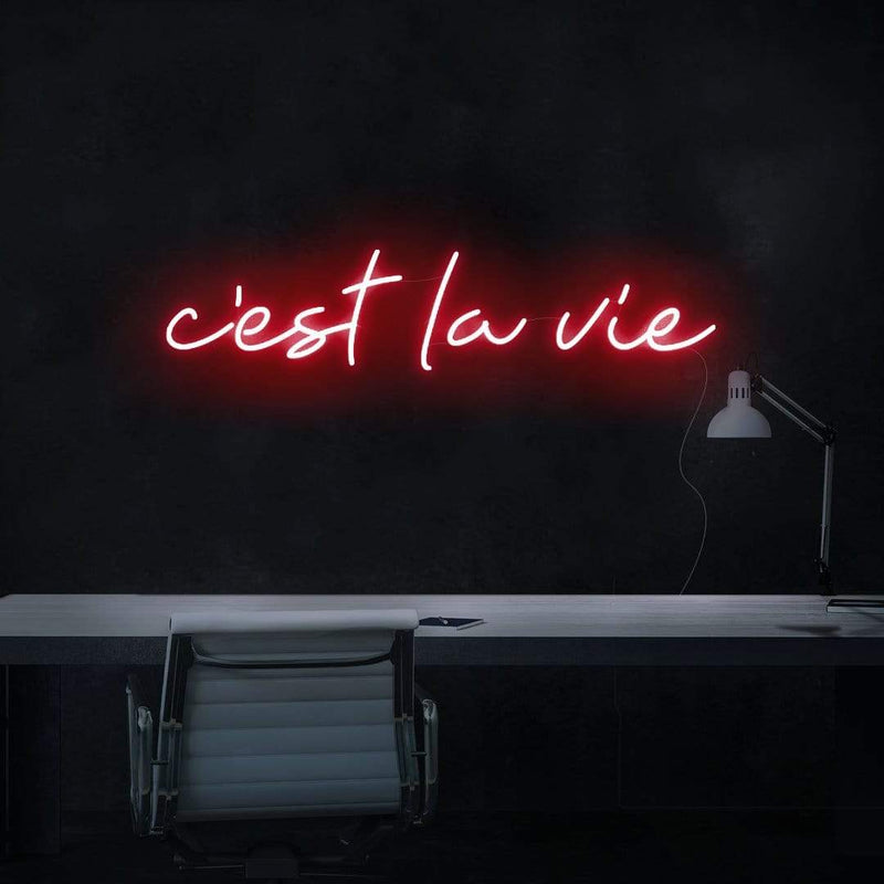 'C'est La Vie' Neon Sign NeonPilgrim