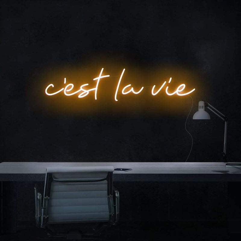 'C'est La Vie' Neon Sign NeonPilgrim