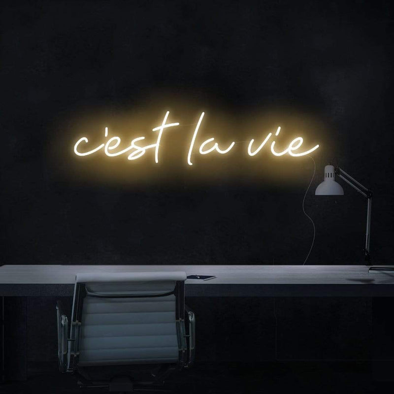 'C'est La Vie' Neon Sign NeonPilgrim