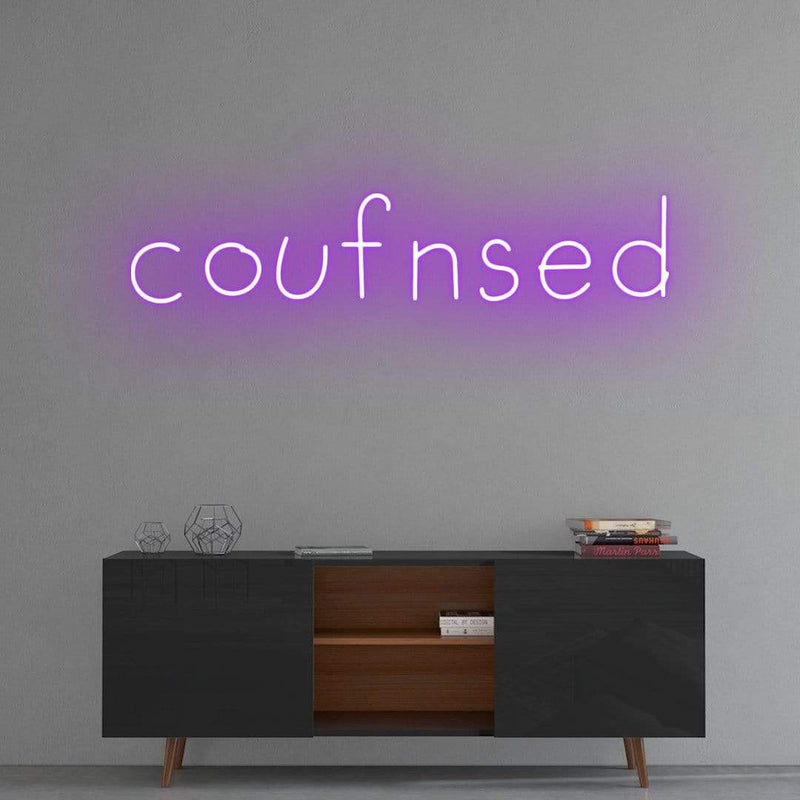 'Confused' Neon Sign NeonPilgrim