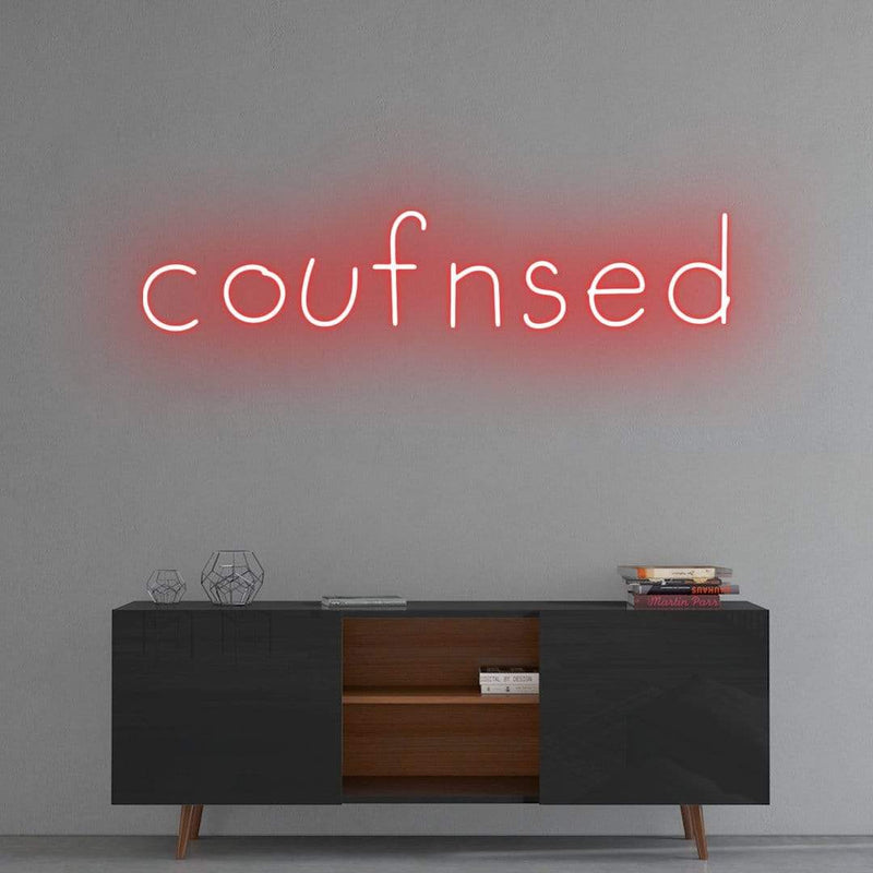 'Confused' Neon Sign NeonPilgrim