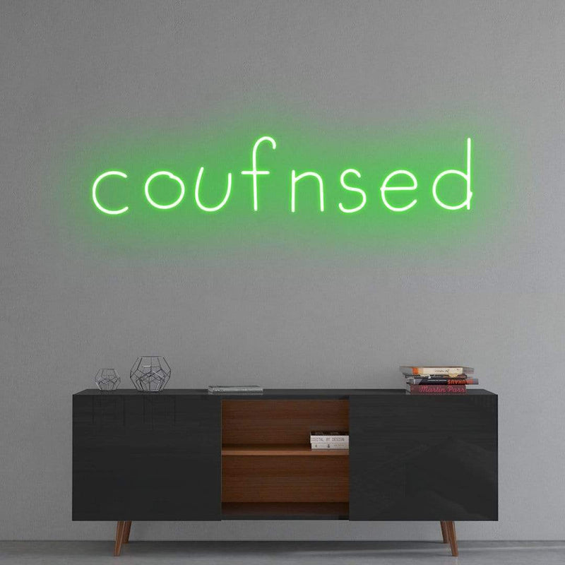 'Confused' Neon Sign NeonPilgrim