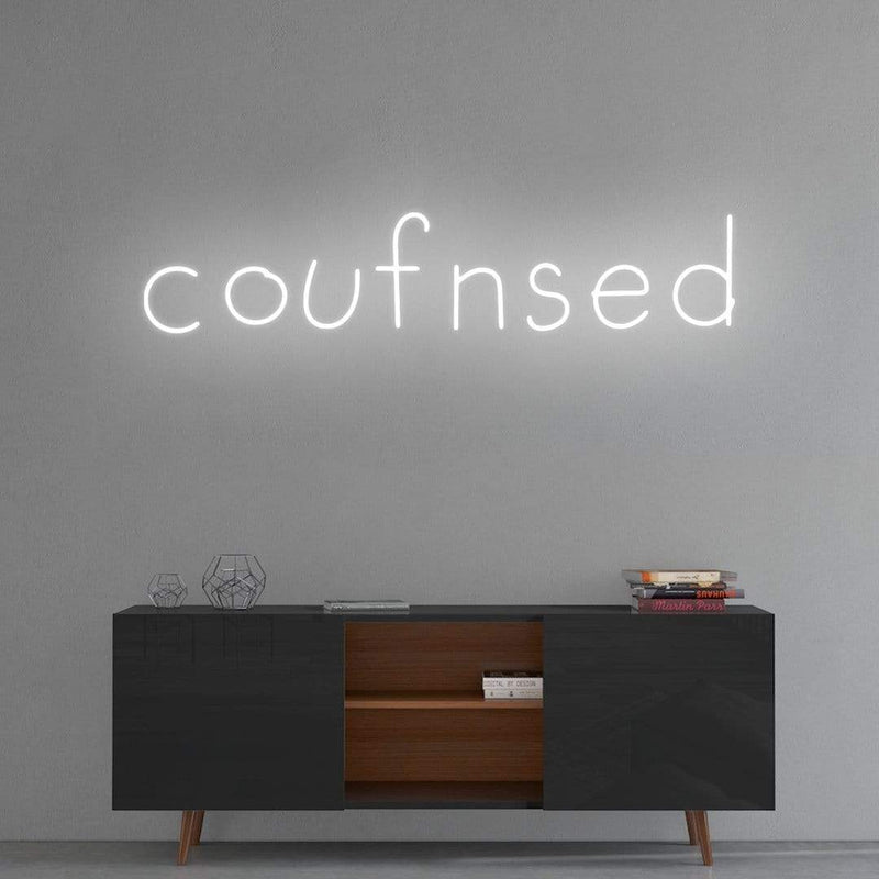 'Confused' Neon Sign NeonPilgrim