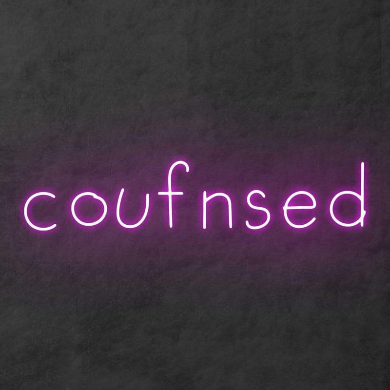 'Confused' Neon Sign NeonPilgrim