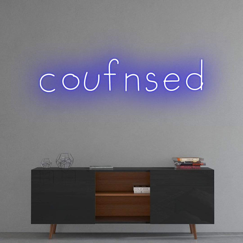 'Confused' Neon Sign NeonPilgrim