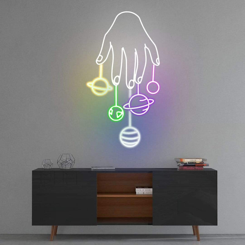 'Cosmic Hand' Neon Sign NeonPilgrim