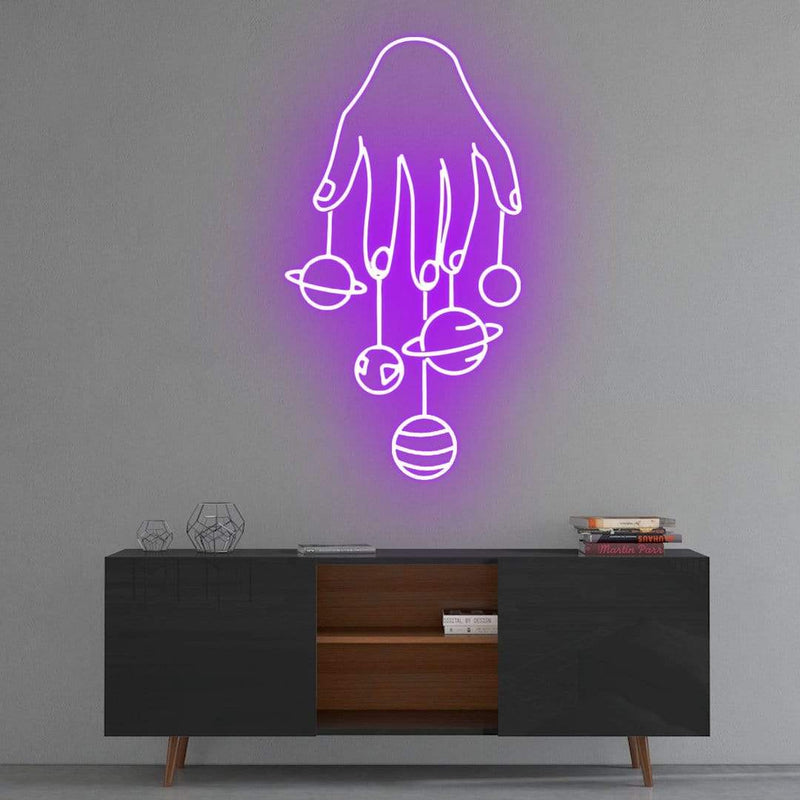 'Cosmic Hand' Neon Sign NeonPilgrim