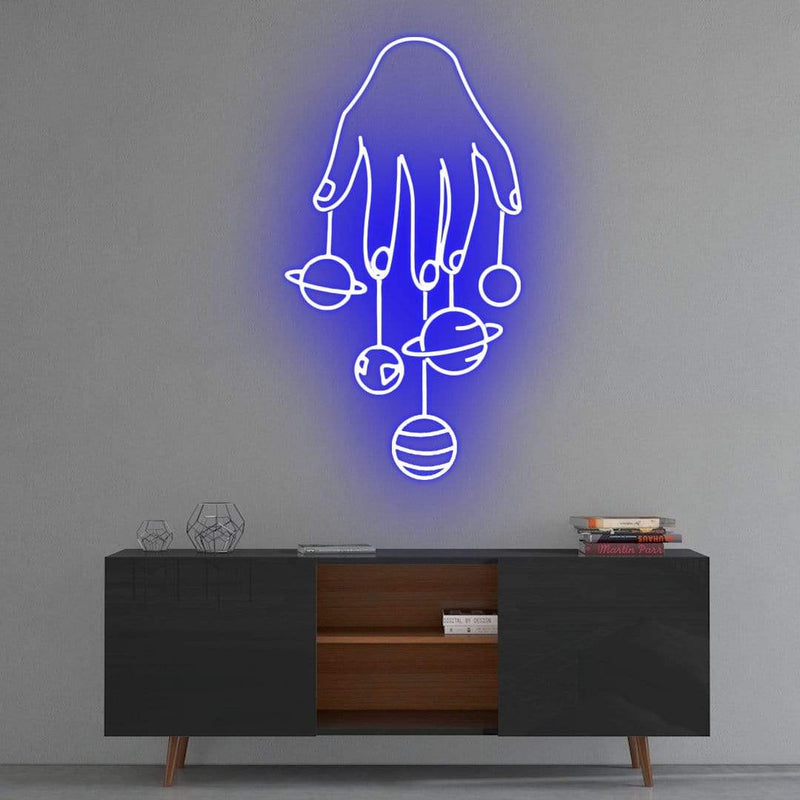 'Cosmic Hand' Neon Sign NeonPilgrim