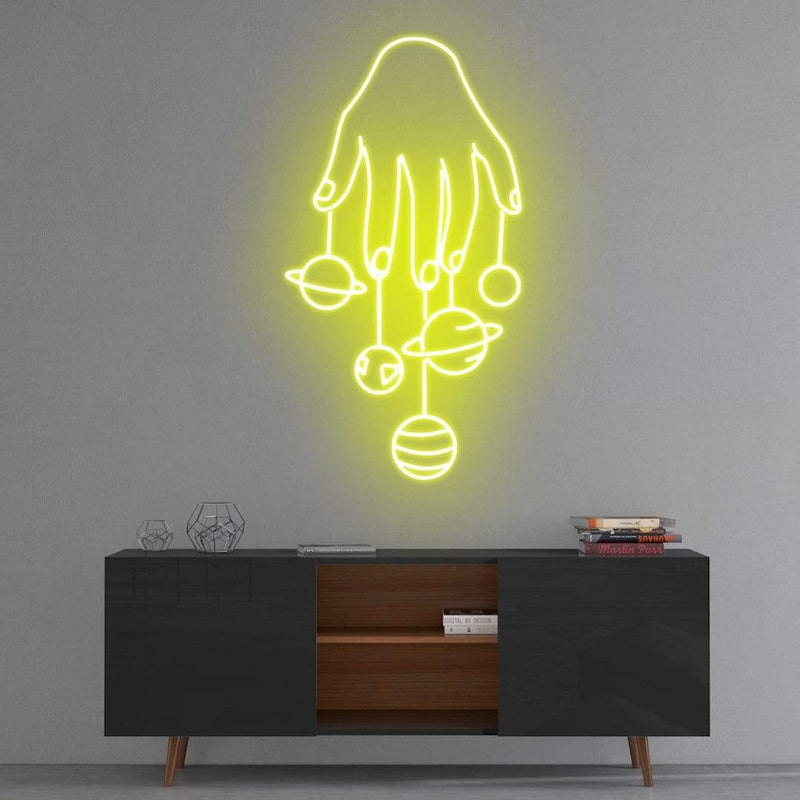 'Cosmic Hand' Neon Sign NeonPilgrim