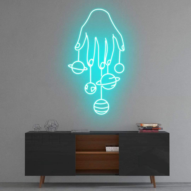 'Cosmic Hand' Neon Sign NeonPilgrim