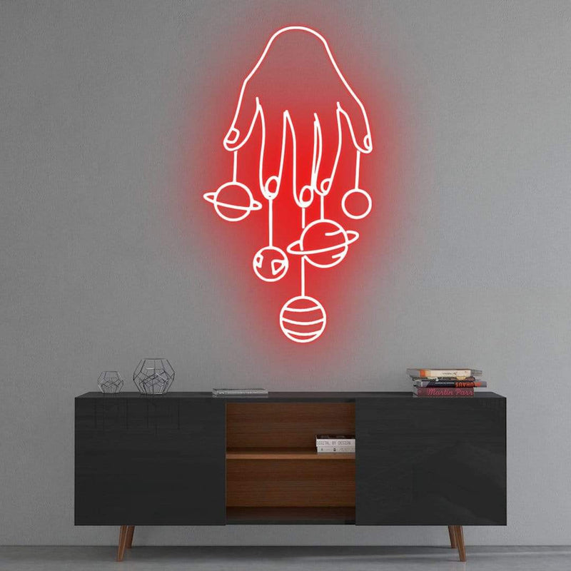 'Cosmic Hand' Neon Sign NeonPilgrim