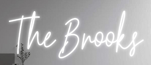 Custom "The Brooks" Neon Sign NeonPilgrim