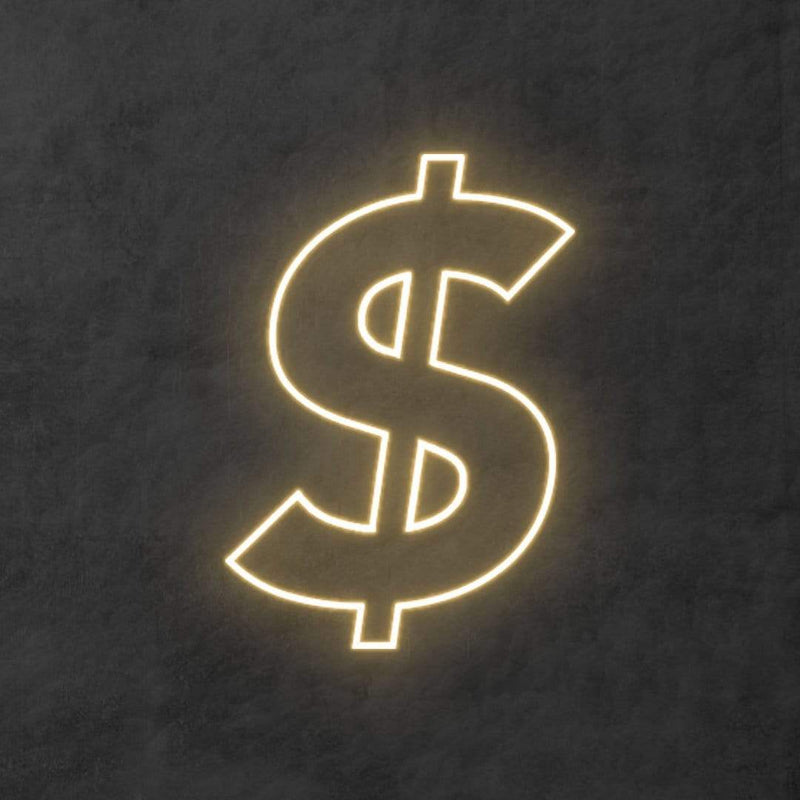 'Dollar' Neon Sign NeonPilgrim