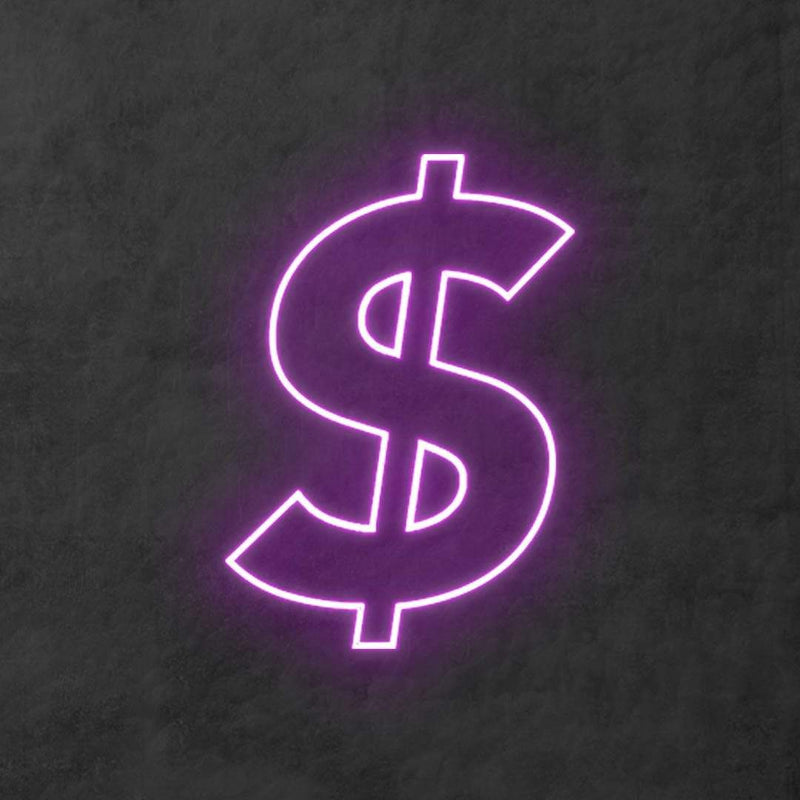 'Dollar' Neon Sign NeonPilgrim