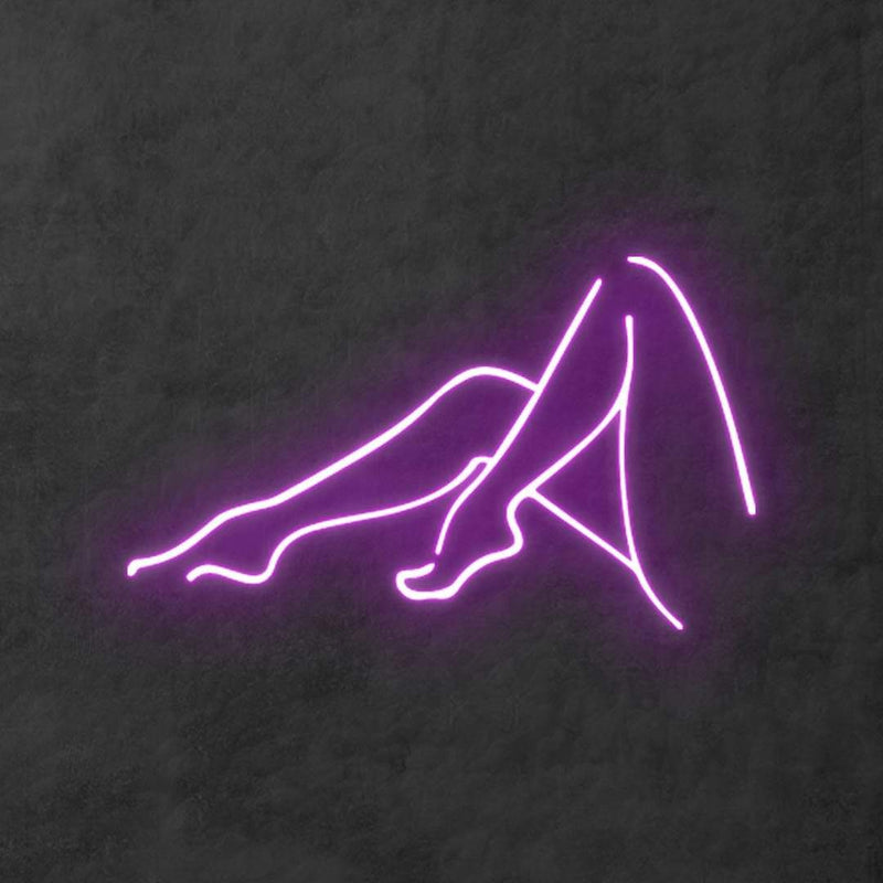 'Female Legs' Neon Sign NeonPilgrim