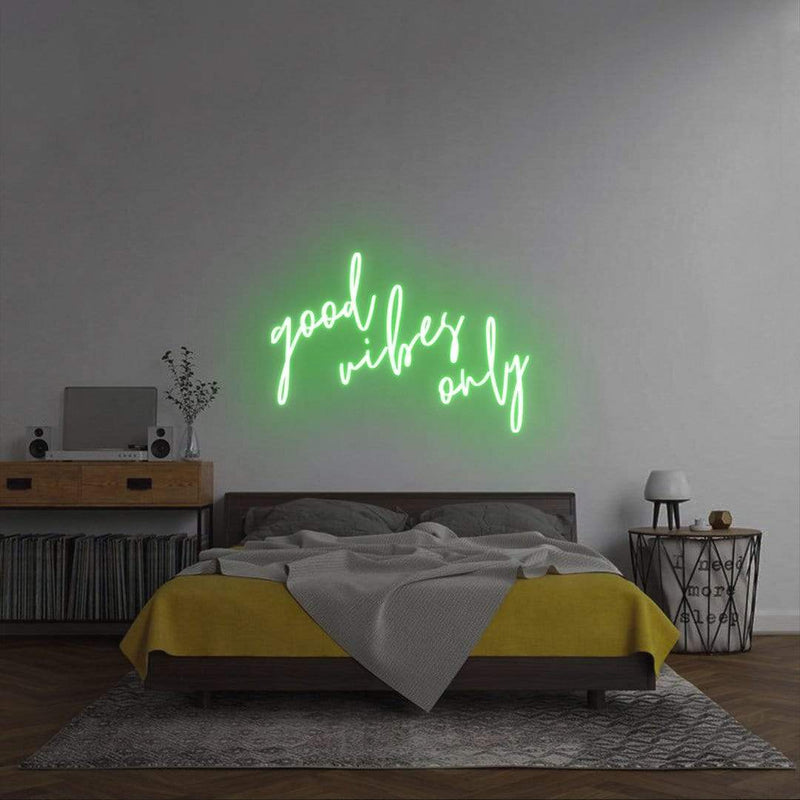 'Good Vibes Only' Neon Sign NeonPilgrim