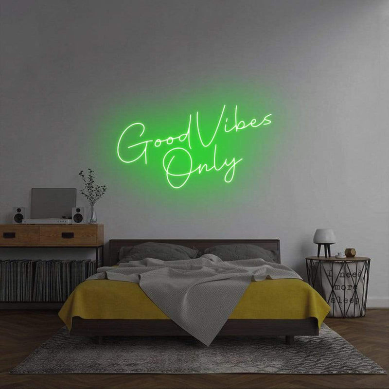 'Good Vibes Only' Neon Sign NeonPilgrim