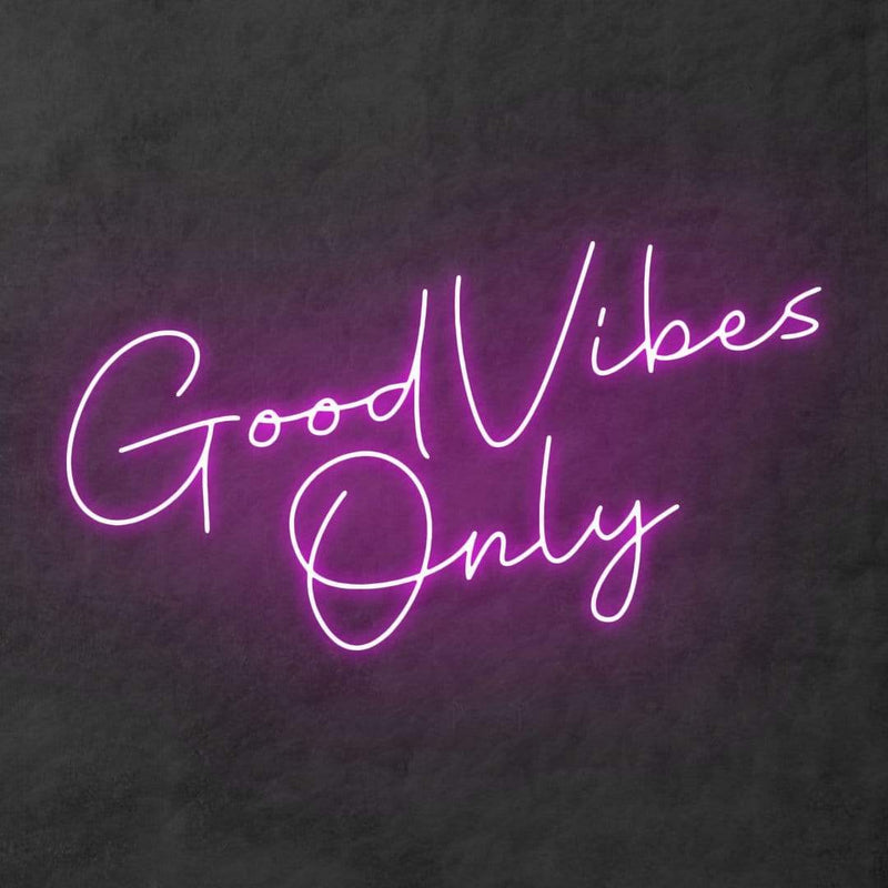 'Good Vibes Only' Neon Sign NeonPilgrim