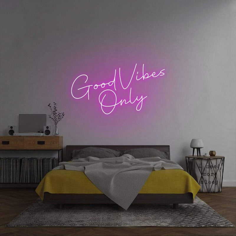 'Good Vibes Only' Neon Sign NeonPilgrim