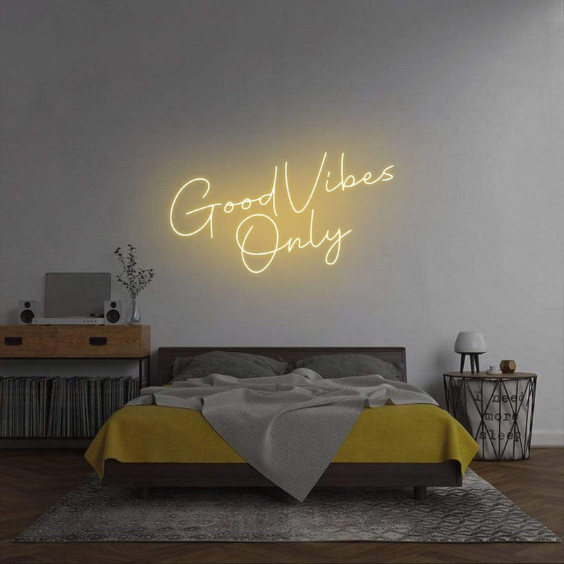 'Good Vibes Only' Neon Sign NeonPilgrim