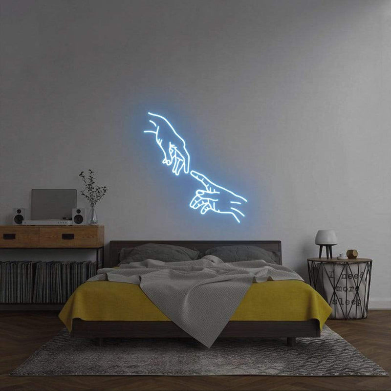 'Hands Touching' Neon Sign NeonPilgrim