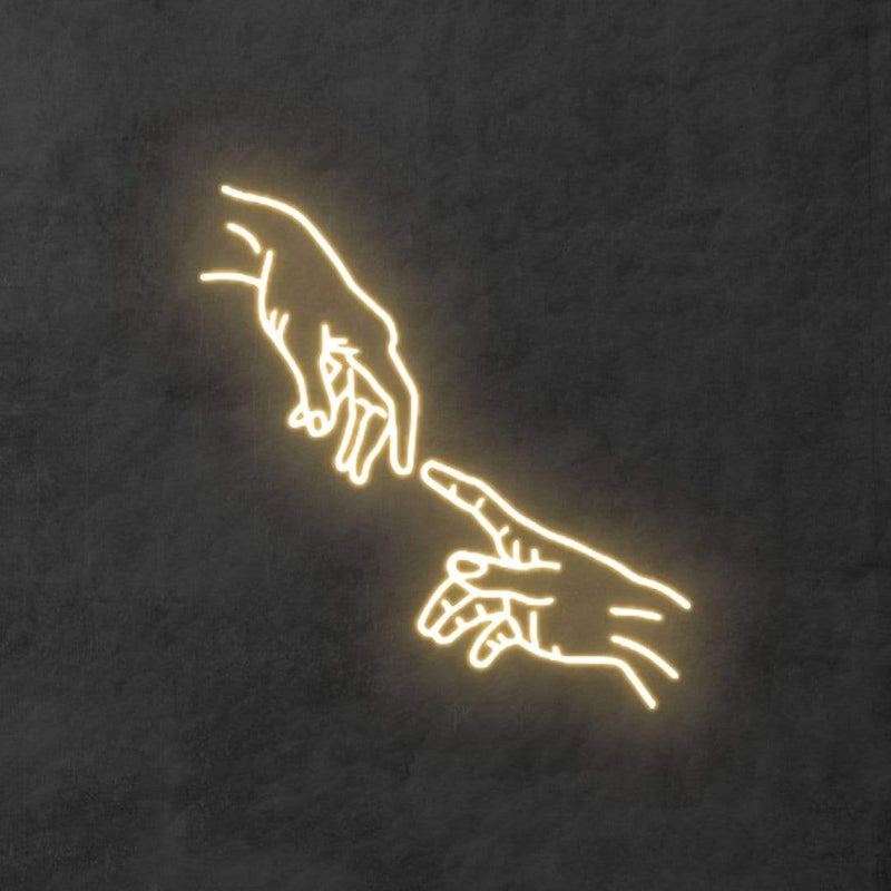 'Hands Touching' Neon Sign NeonPilgrim