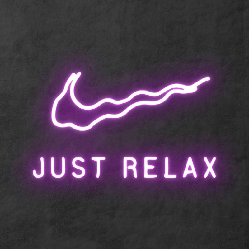 'Just Relax' Neon Sign NeonPilgrim