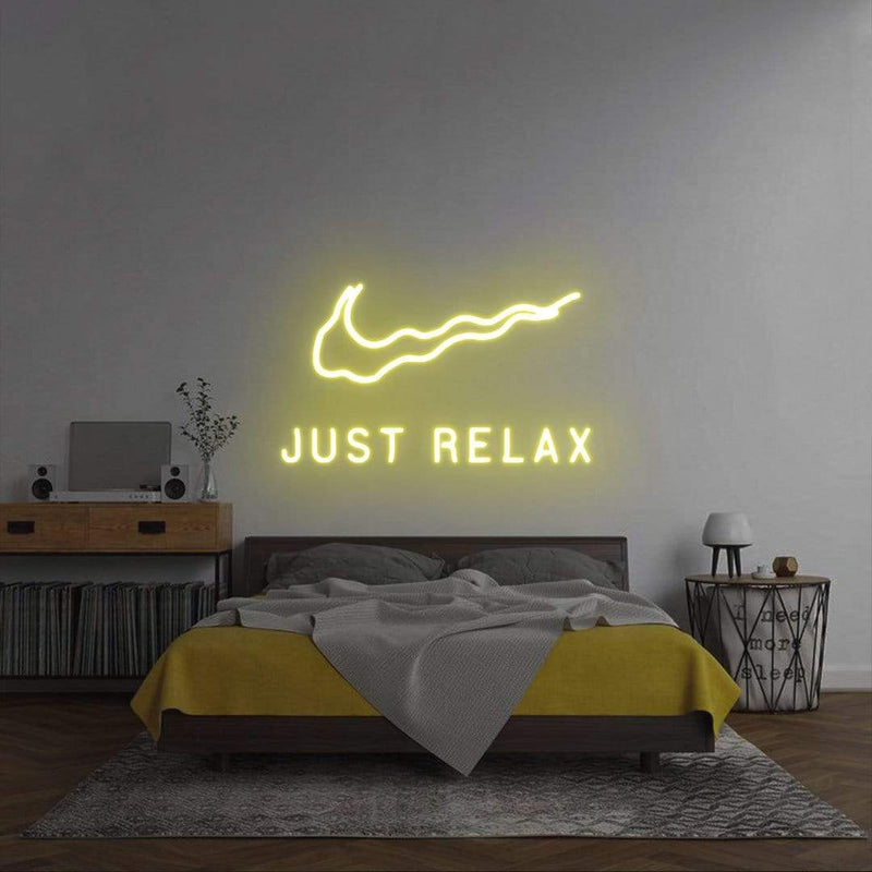 'Just Relax' Neon Sign NeonPilgrim