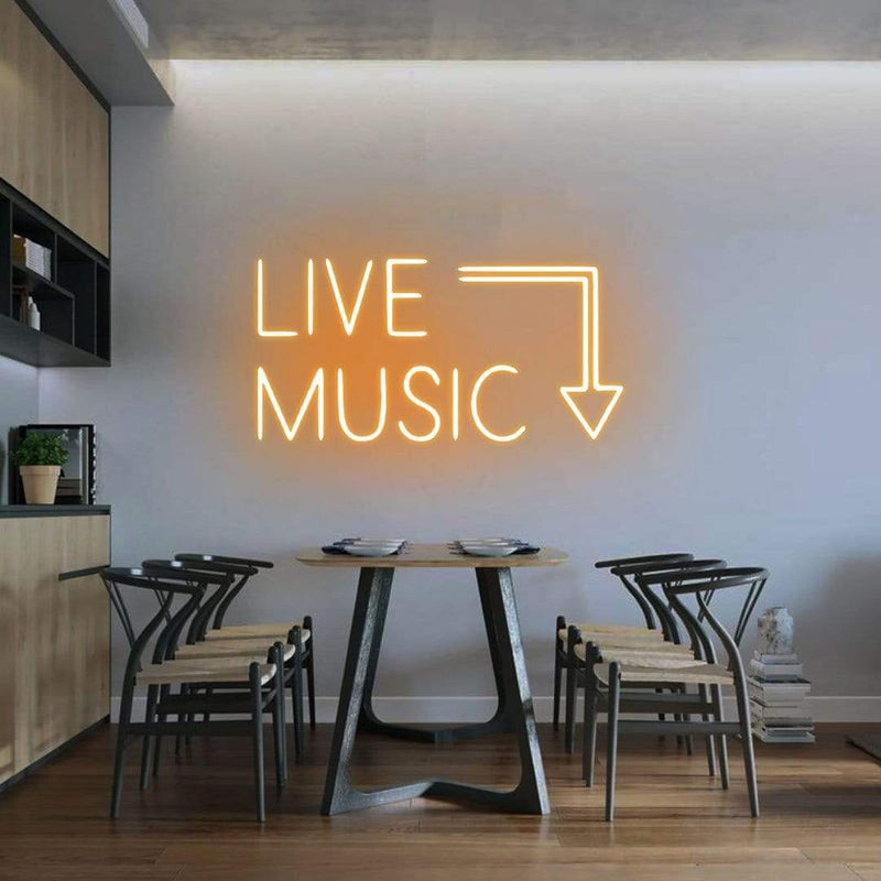 'Live Music' Neon Sign NeonPilgrim