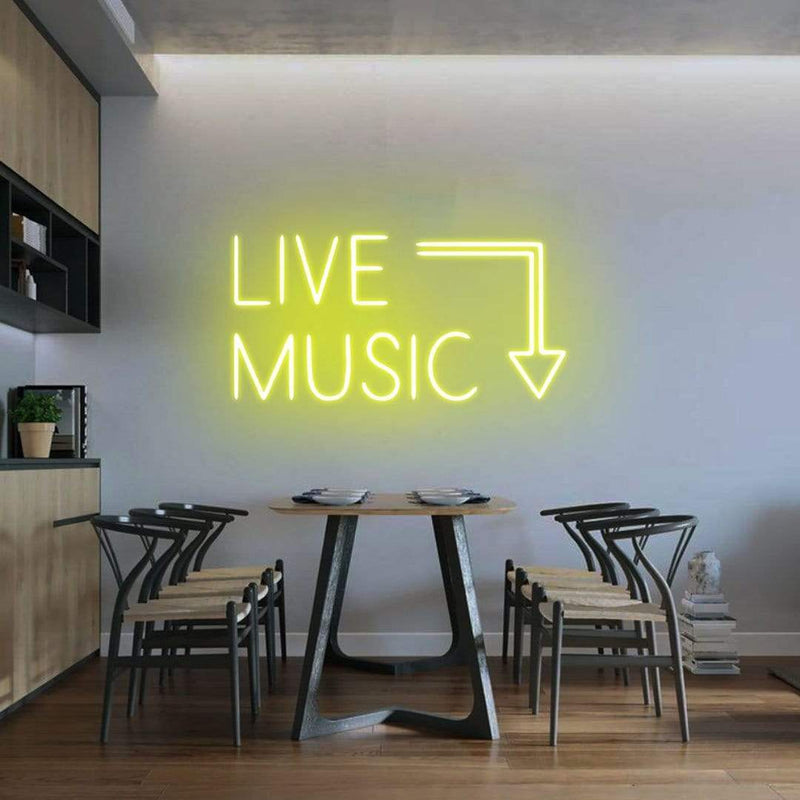 'Live Music' Neon Sign NeonPilgrim