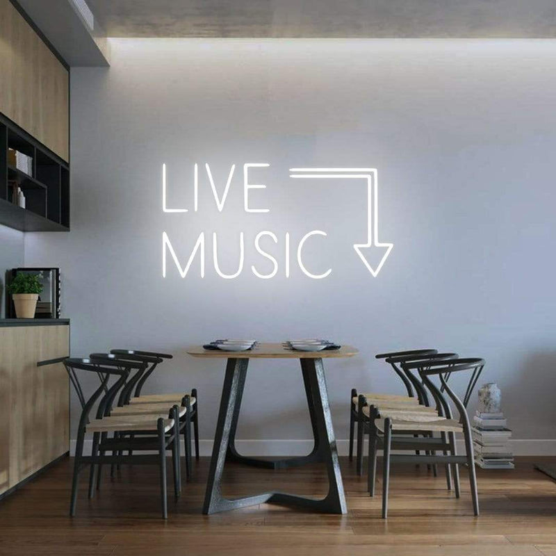 'Live Music' Neon Sign NeonPilgrim