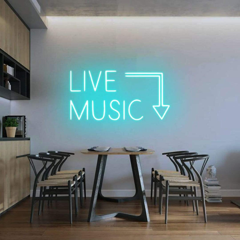 'Live Music' Neon Sign NeonPilgrim