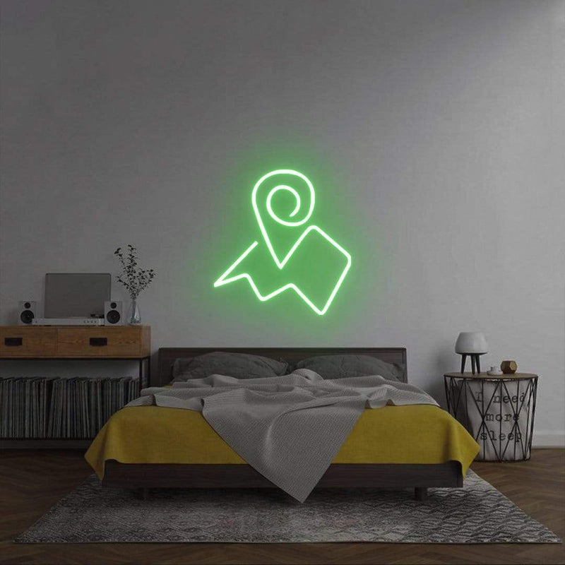 'Map' Neon Sign NeonPilgrim