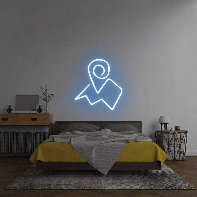 'Map' Neon Sign NeonPilgrim