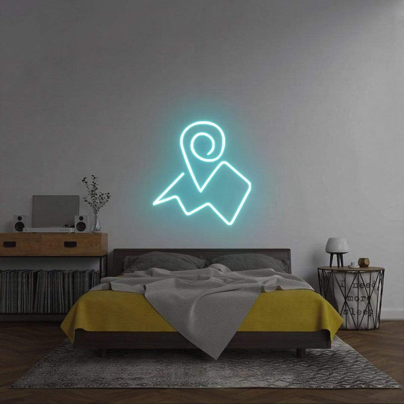 'Map' Neon Sign NeonPilgrim