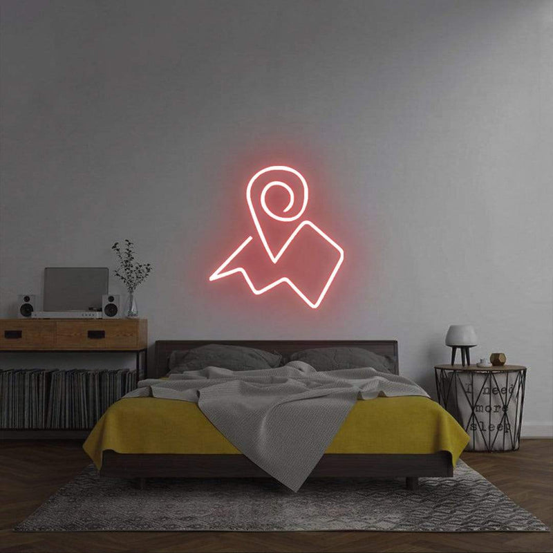 'Map' Neon Sign NeonPilgrim