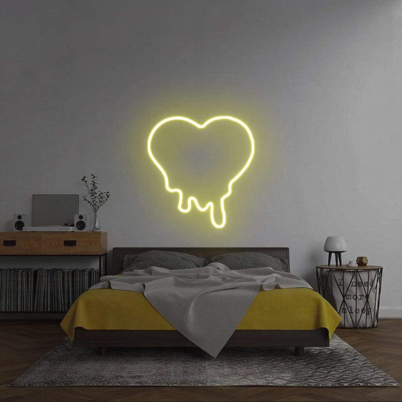 'Melted Heart' Neon Sign NeonPilgrim