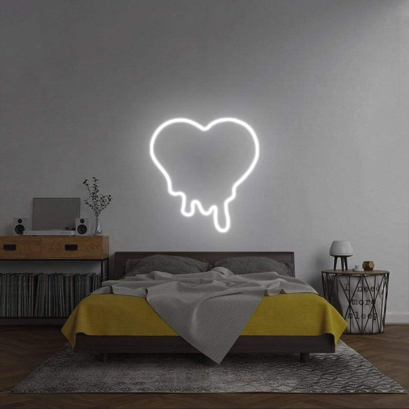 'Melted Heart' Neon Sign NeonPilgrim