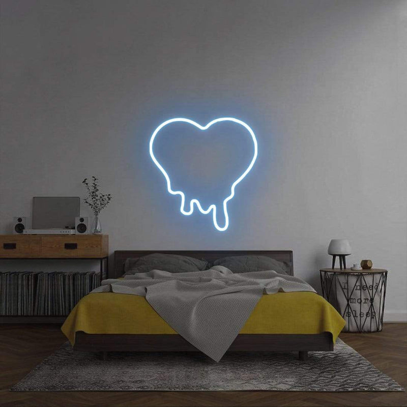 'Melted Heart' Neon Sign NeonPilgrim