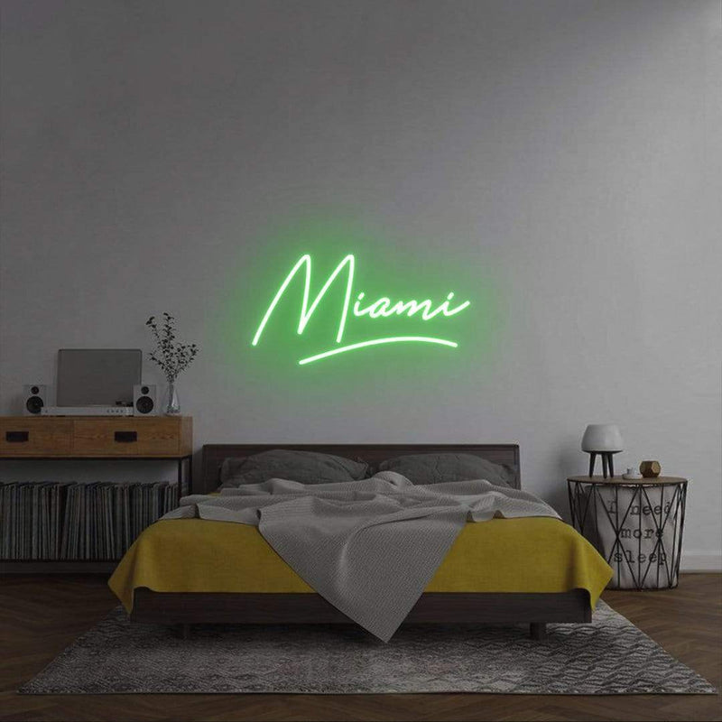 'Miami' Neon Sign NeonPilgrim