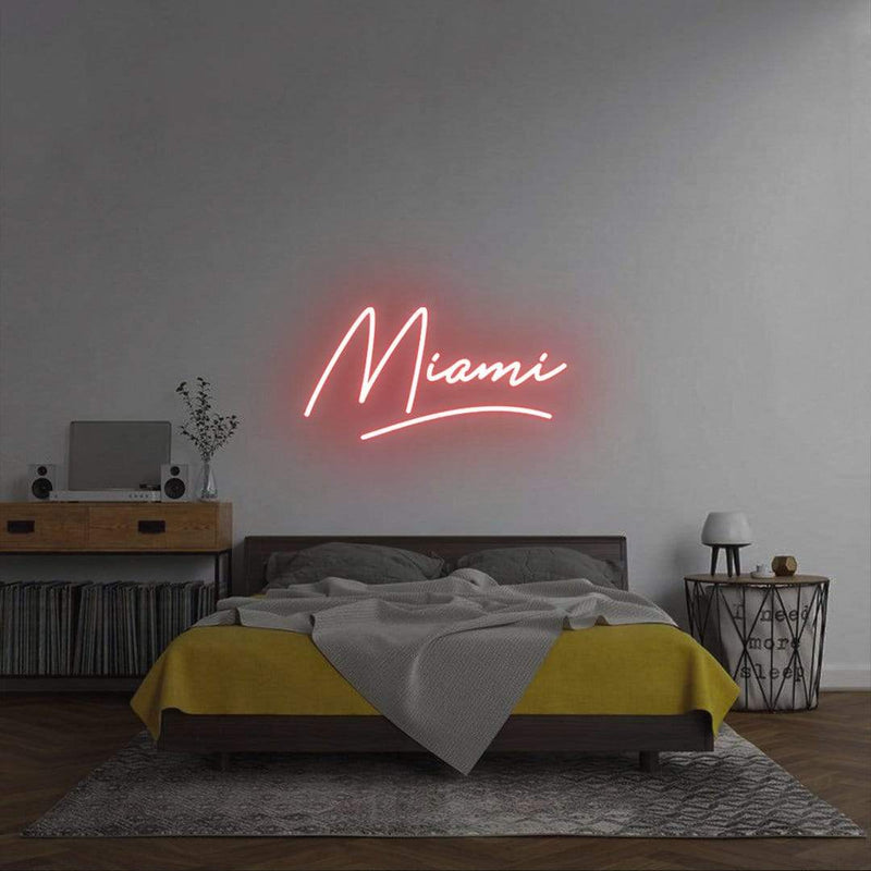 'Miami' Neon Sign NeonPilgrim