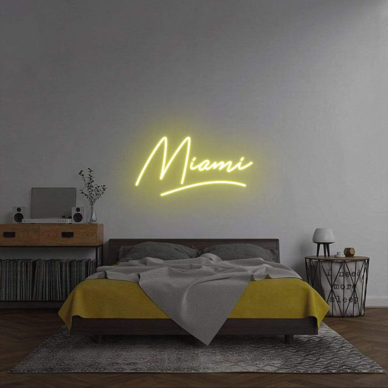 'Miami' Neon Sign NeonPilgrim