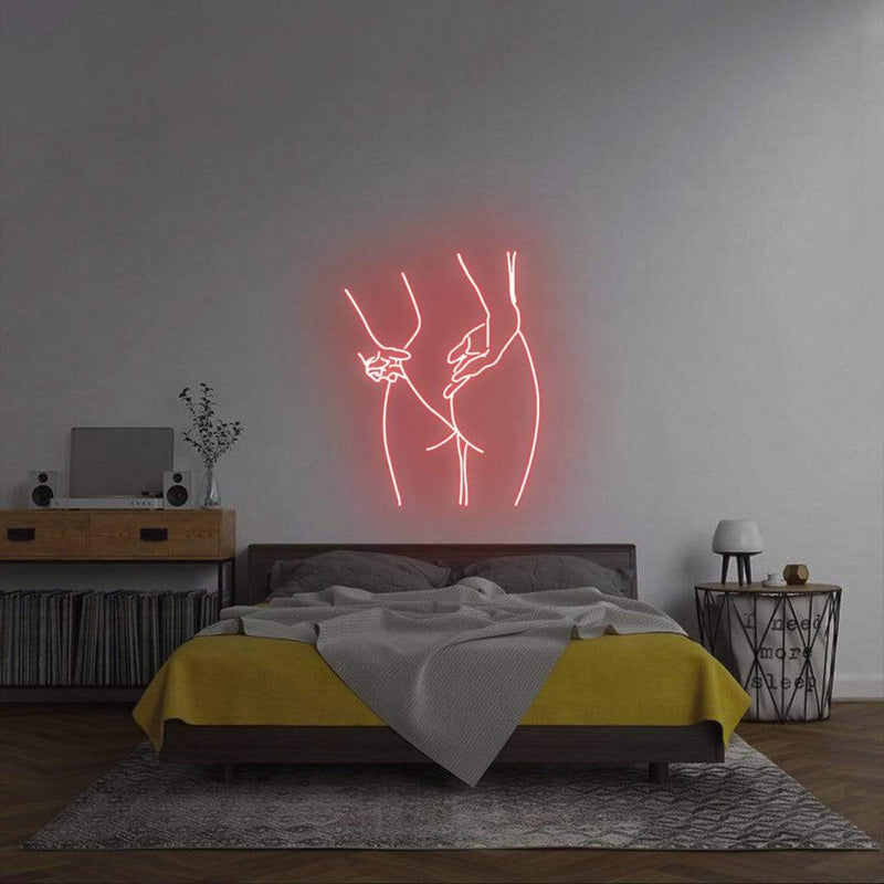 'Peachy' Neon Sign NeonPilgrim