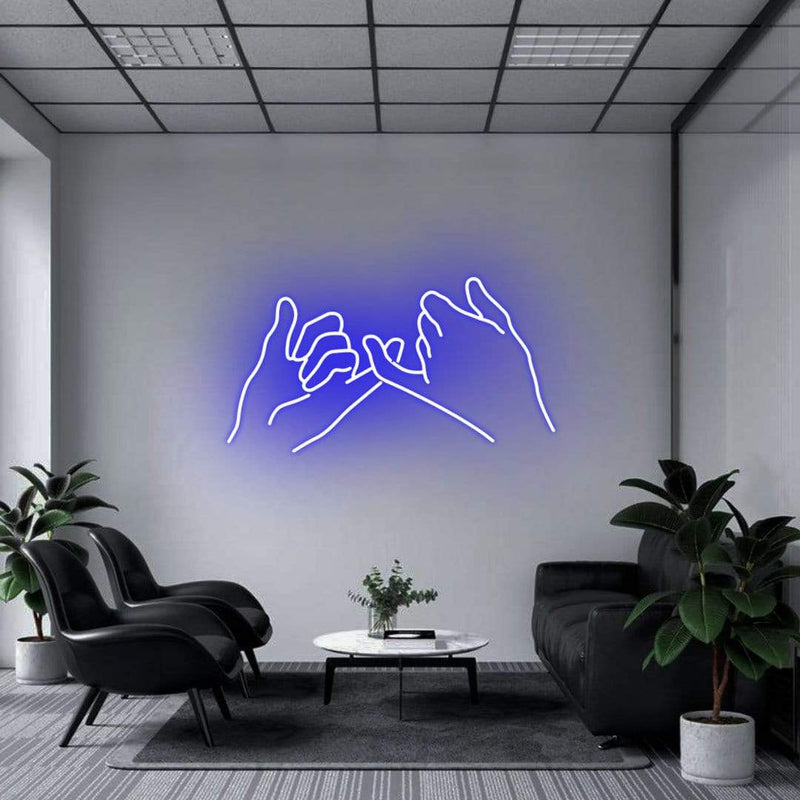 'Pinky Promise' Neon Sign NeonPilgrim