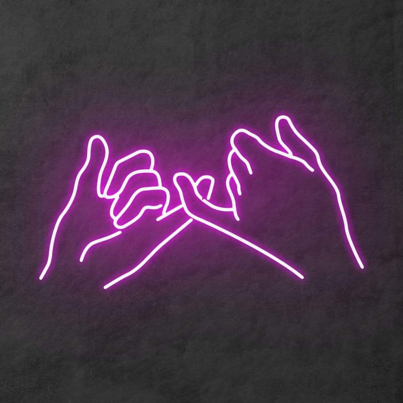 'Pinky Promise' Neon Sign NeonPilgrim