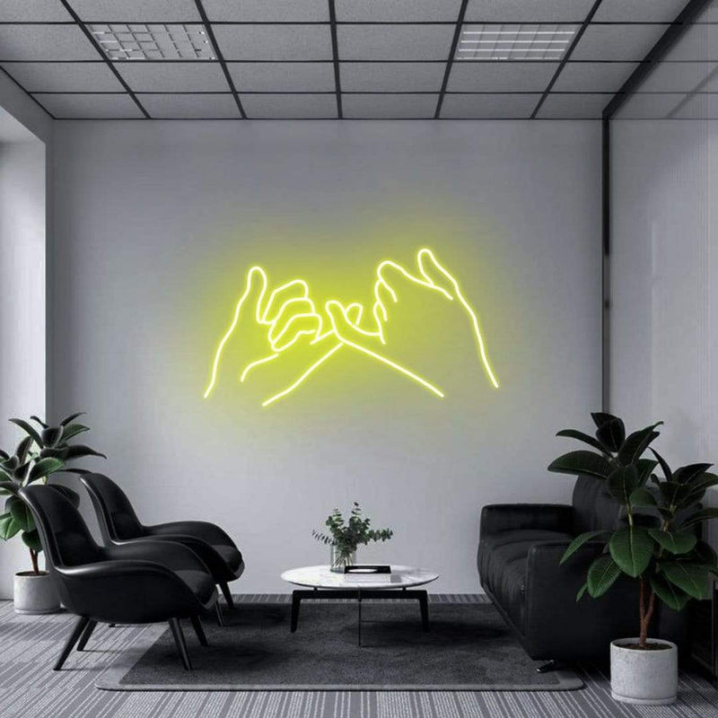 'Pinky Promise' Neon Sign NeonPilgrim