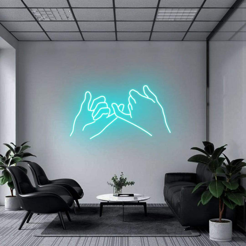 'Pinky Promise' Neon Sign NeonPilgrim