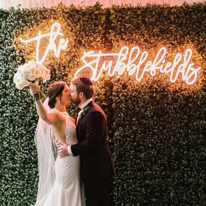 wedding led neon sign